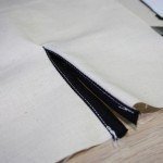 Обработка обтачного разреза рукава