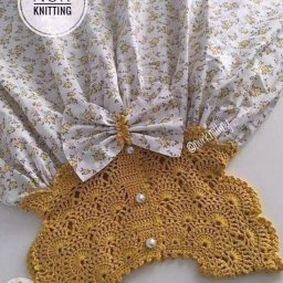 Вязаный ажурный верх платья или блузки