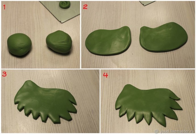 Цветочный дракон из полимерной глины Цветочный дракон из полимерной глины