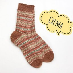 Жаккардовые узоры спицами