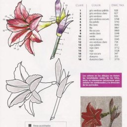 Вышивка гладью цветов