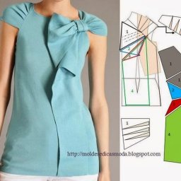 ​Необычное моделирование блузок