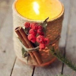 Осенний подсвечник своими руками