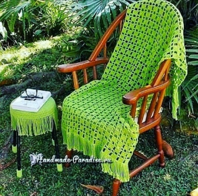 ​Плед для кресла