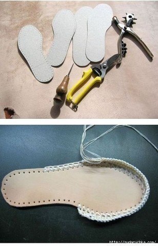 Вязаные тапочки: идеи