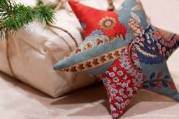 Звезды из лоскутков