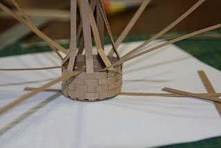 Декоративный велосипед из бумаги