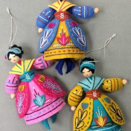 Интерьерные куколки из фетра