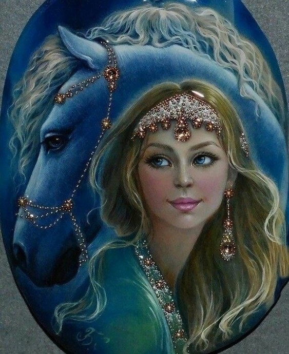 Картины на камне: вдохновляющие идеи