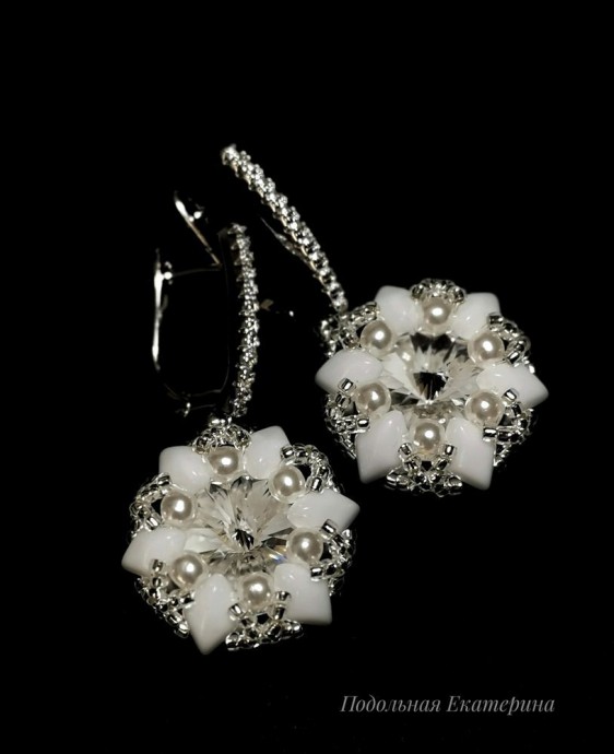 Серьги "Ледяные фантазии"