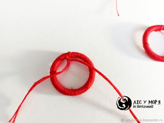 Создаём серьги "Огнёвки"