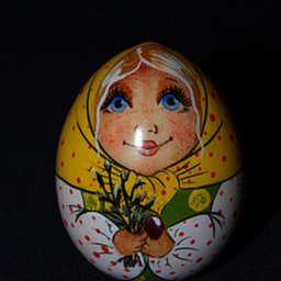 Яйцо-матрешка: лицо
