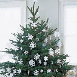 Вязаные снежинки