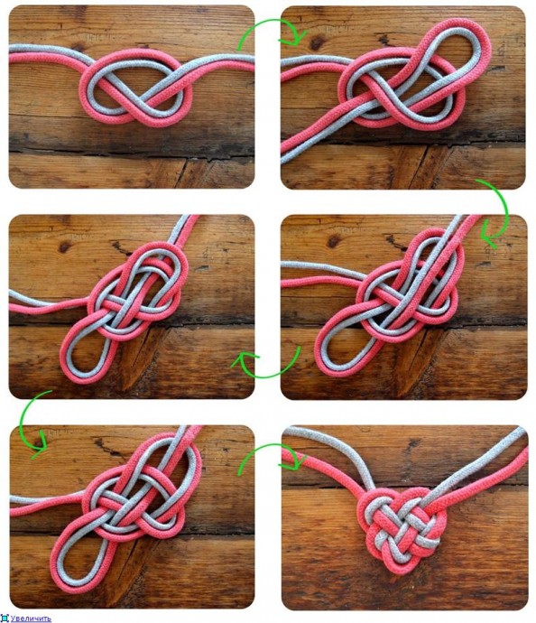 Мастер-класс по завязыванию сердечка