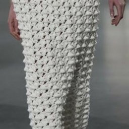 ​Необычная юбка крючком