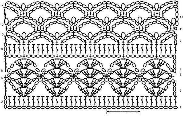 Узоры к легкому ажурному жакетику