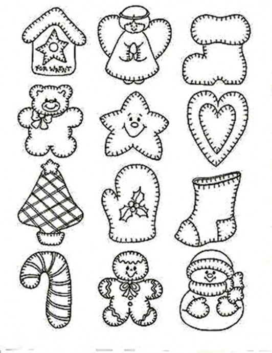 Идеи к новому году из фетра