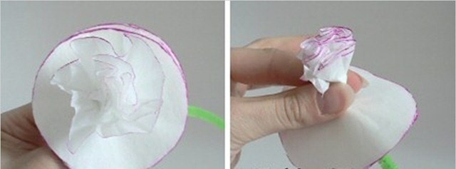 ​Как сделать букет гвоздик из бумаги