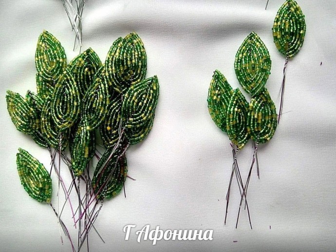 Анемоны из бисера и рубки Анемоны из бисера и рубки