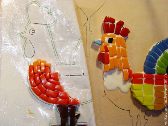 Шкатулка для документов в смешанной технике