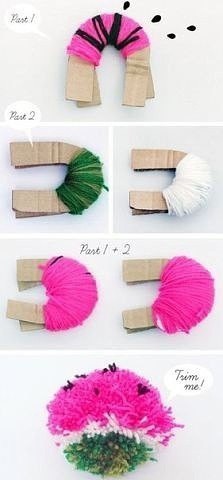 Фруктовые помпончики