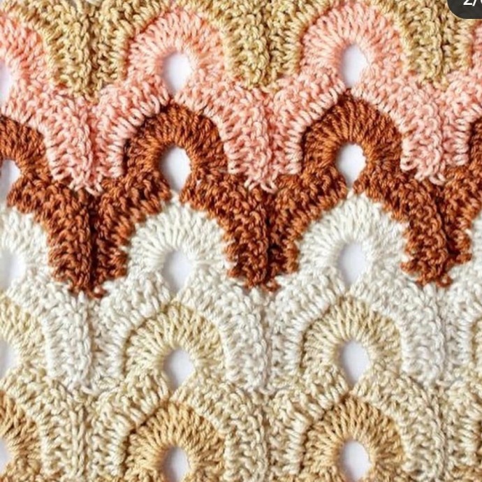 Очень красивый узор крючком