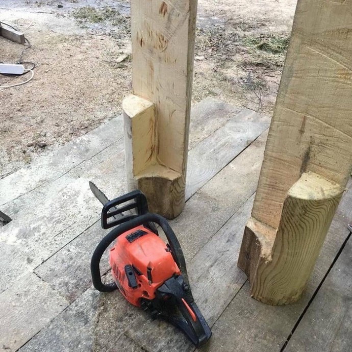 Простая деревянная кровать своими руками