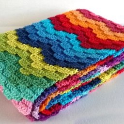 Узор "зигзаг чешуйками"