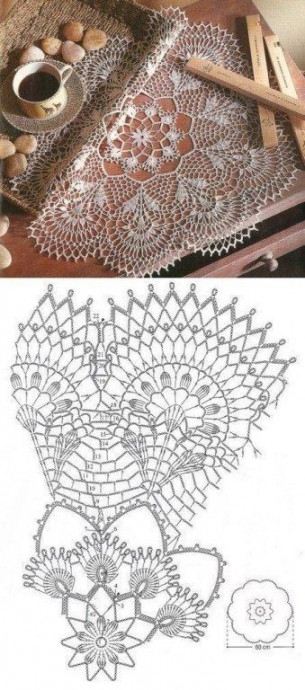 Вяжем самые красивые салфетки