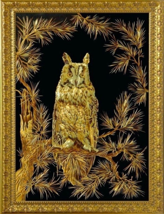 ​Восхитительные картины из соломы