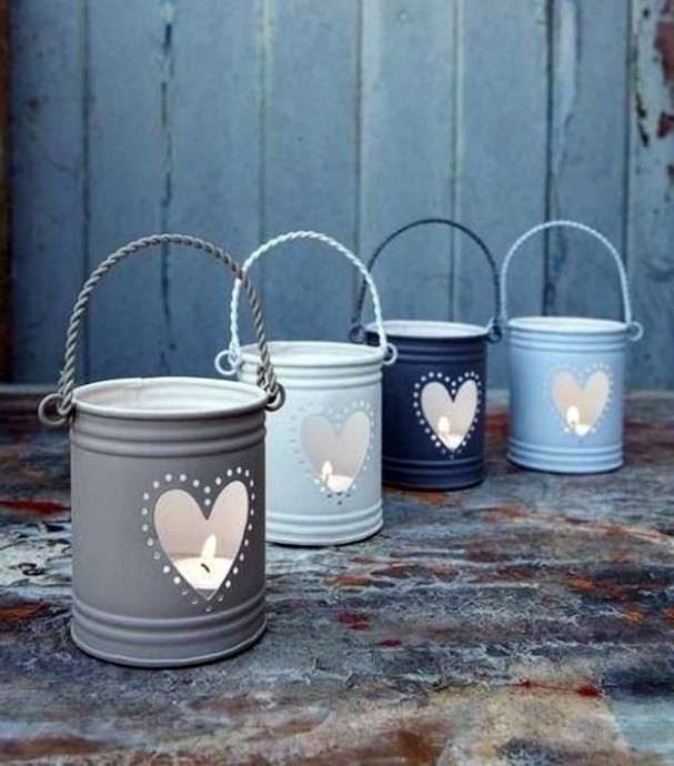 Жестяные банки в интерьере