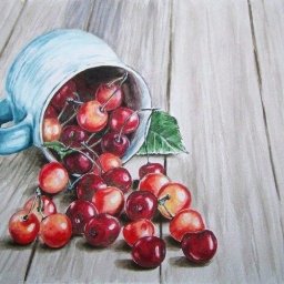 ​Чашка с черешней