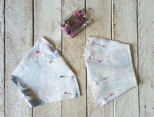 Детская маска из трикотажа