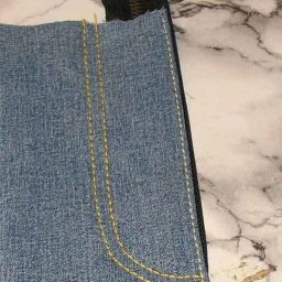 Технология обработки гульфика в джинсах и брюках