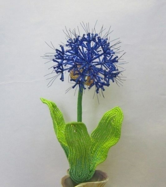 Гемантус из бисера и стекляруса