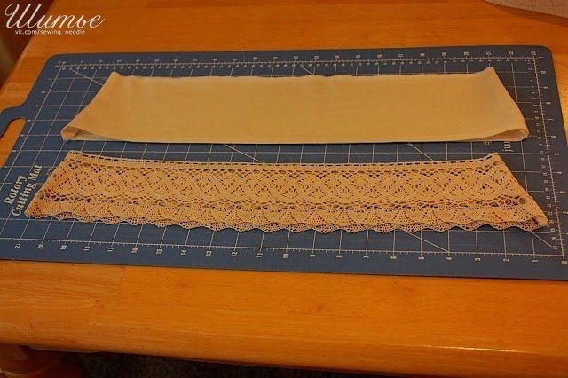 Юбка с кружевами: мастер-класс