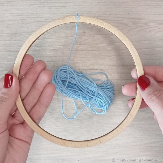 Ловец снов с лентами и кружевами