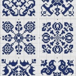 Схемы орнаментов для вышивки