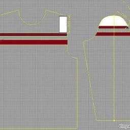 Как рассчитать совпадение полос на пройме и рукавах
