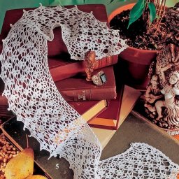 Кружевной воротничок крючком