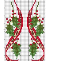 ​Украшаем новогодние скатерти вышивкой