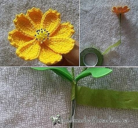 Восхитительные вязаные цветочки