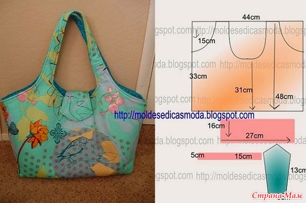 Выкройки вместительных сумочек