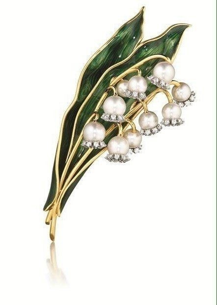 ​Броши в виде ландышей: идеи для творческого вдохновения