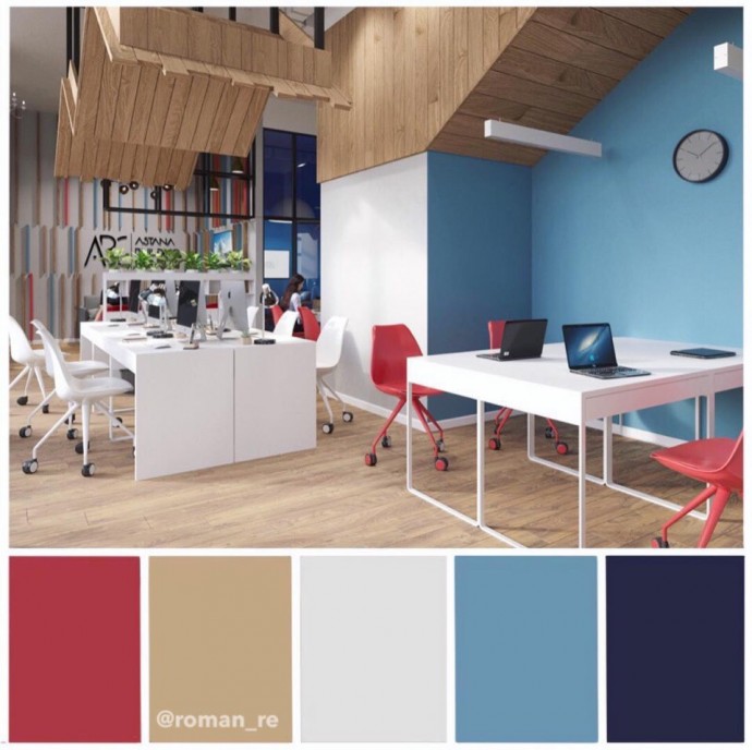 Красивые и благородные сочетания цветов в интерьере