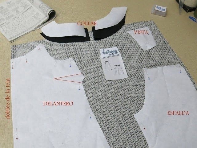 Техники шитья горловины с контрастной обтачкой