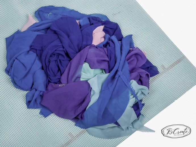 Коврик из лоскутков Коврик из лоскутков