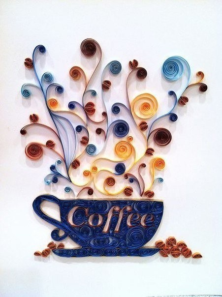 Оригинальные работы в технике квиллинга