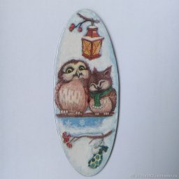 Создаем панно с совятами в технике декупаж