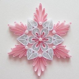 Снежинки в технике квиллинга